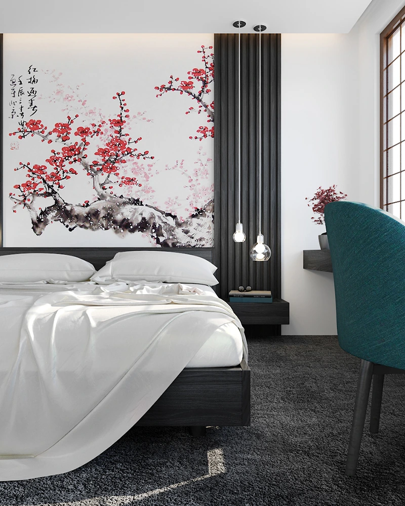 Cherry Blossom Bedroom